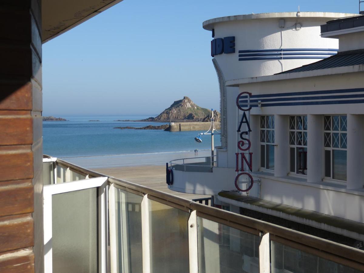 Les Bains Studio Vue Mer Pleneuf-Val-Andre Buitenkant foto