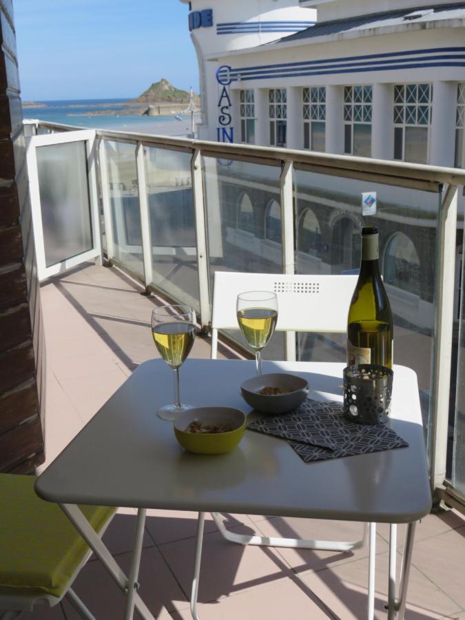Les Bains Studio Vue Mer Pleneuf-Val-Andre Buitenkant foto