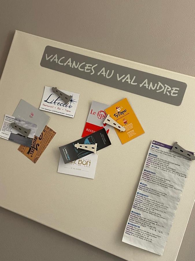 Les Bains Studio Vue Mer Pleneuf-Val-Andre Buitenkant foto